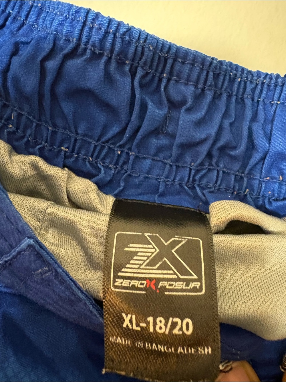 ZeroXposur Blue Boys' Athletic Shorts with Elastic Waist